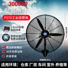 fs75-工業(yè)電風扇強力落地扇大風量牛角扇商用機械大功率車間工廠壁掛扇
